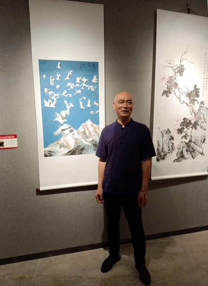 老泉艺术研究院中国画作品展在山东菏泽开幕--中国书画收藏